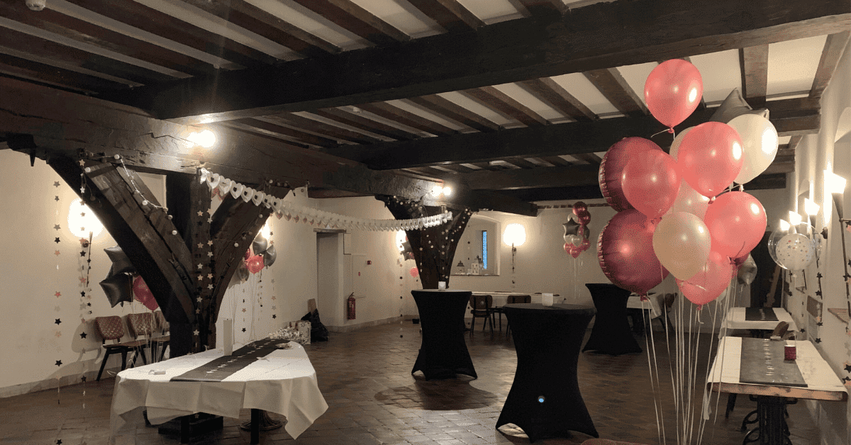 Kasteel Radboud-Babyshower versiering-Grote Taverne