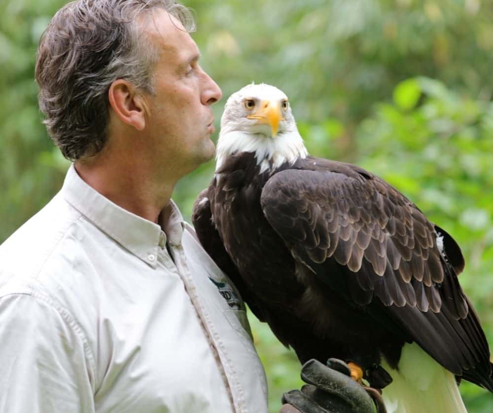 Kasteel Radboud-Valkenier Birdlive met Cheyenne
