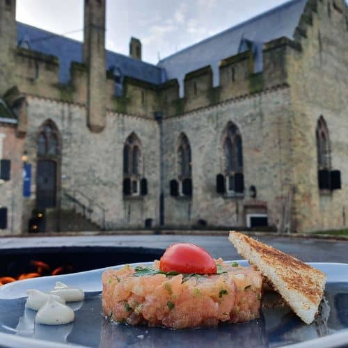 Kasteel Radboud - Burchtmenu - tomatentartaar - (500 x 500 px)