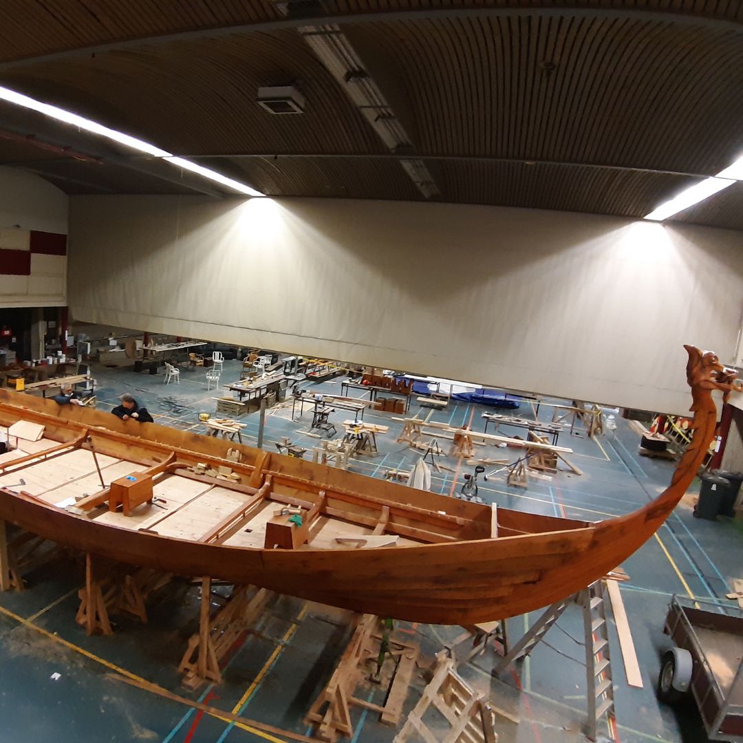Kasteel Radboud-Vikingschip Dorestat